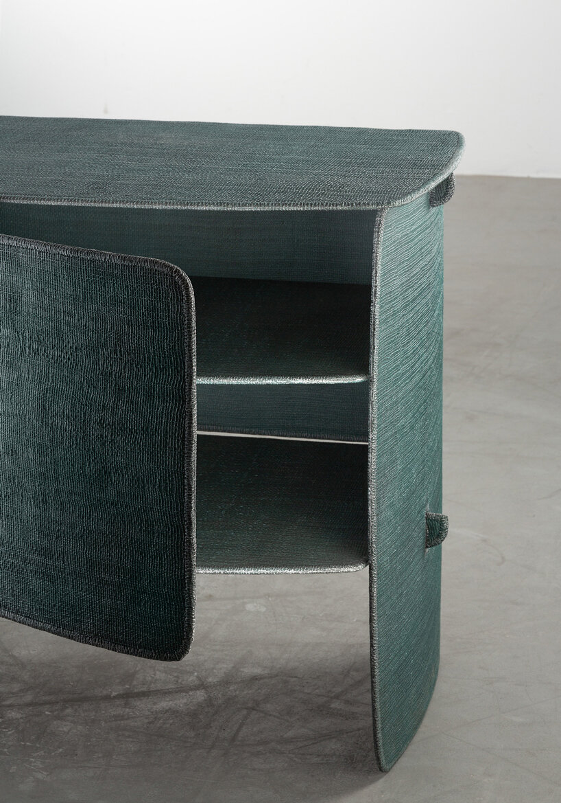 A+A cooren new collection of textured aluminum furniture designboom