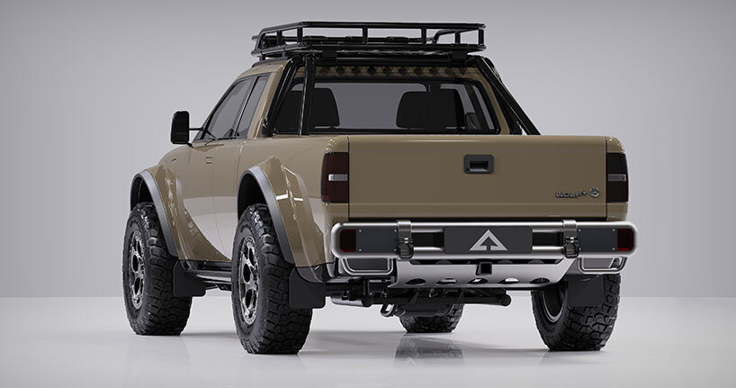 alpha motor seeks more adventure with its purely electric WOLF+ pickup truck