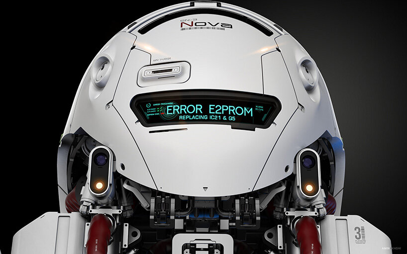 the SN-3 nova is a maintenance robot dog by amin akhshi