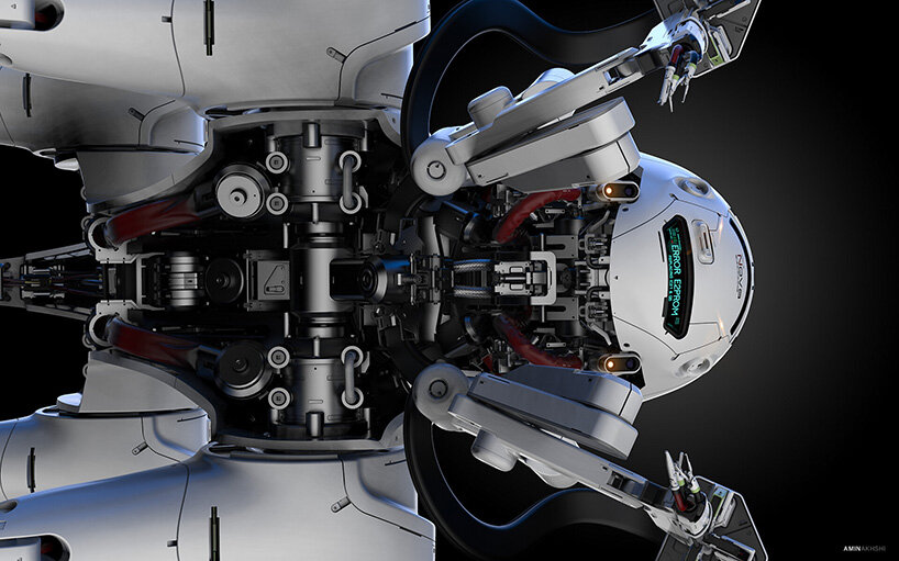 the SN-3 nova is a maintenance robot dog by amin akhshi
