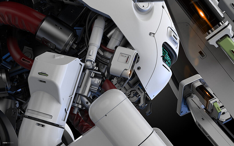 the SN-3 nova is a maintenance robot dog by amin akhshi