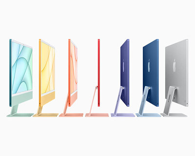 apple colorizes the all-new M1-enabled iMac — its first redesign since 2012