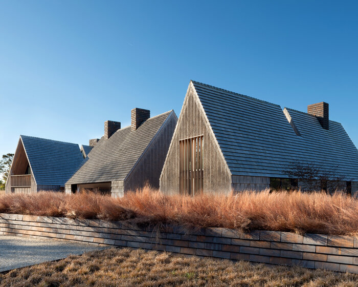 interconnected gabled volumes form this long island house by bates masi + architects