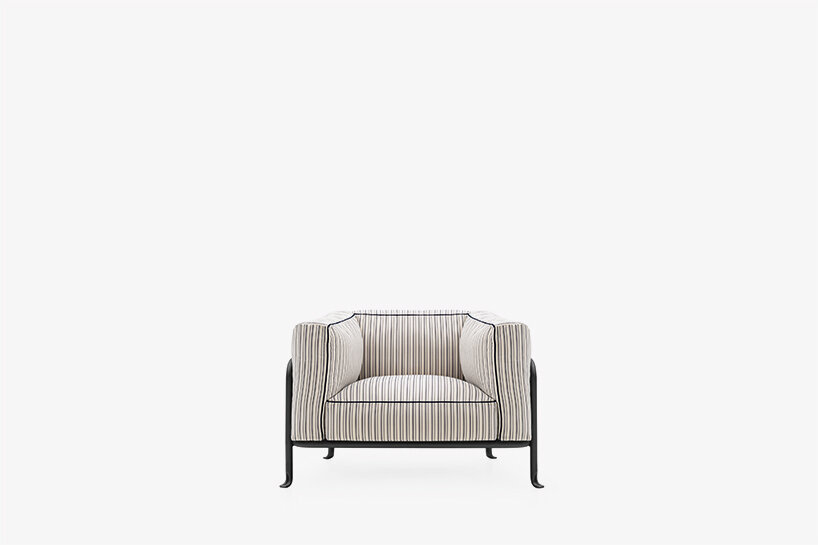 airplane-inspired borea for B&B italia grants eclectic outdoors harmony