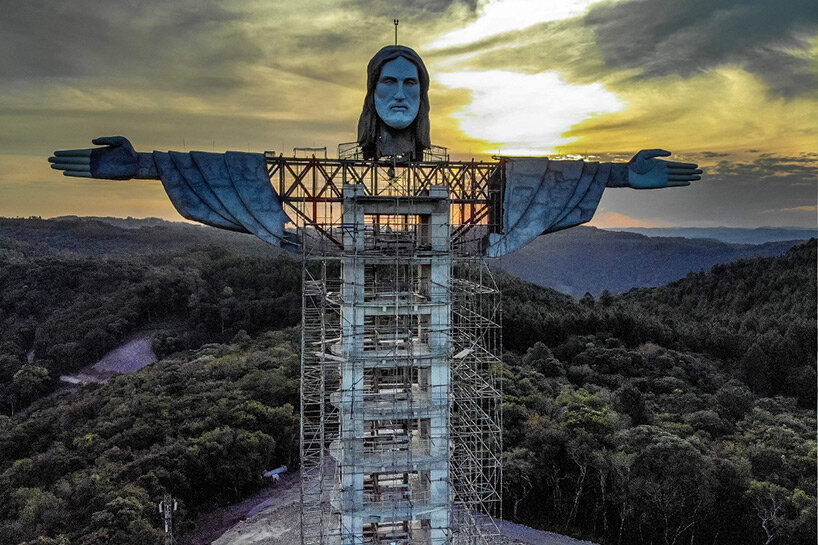 The Newest Jesus Statue In South Brazil Will Be Taller Than The Icon Of Rio De Janeiro Christ The Redeemer Netral News