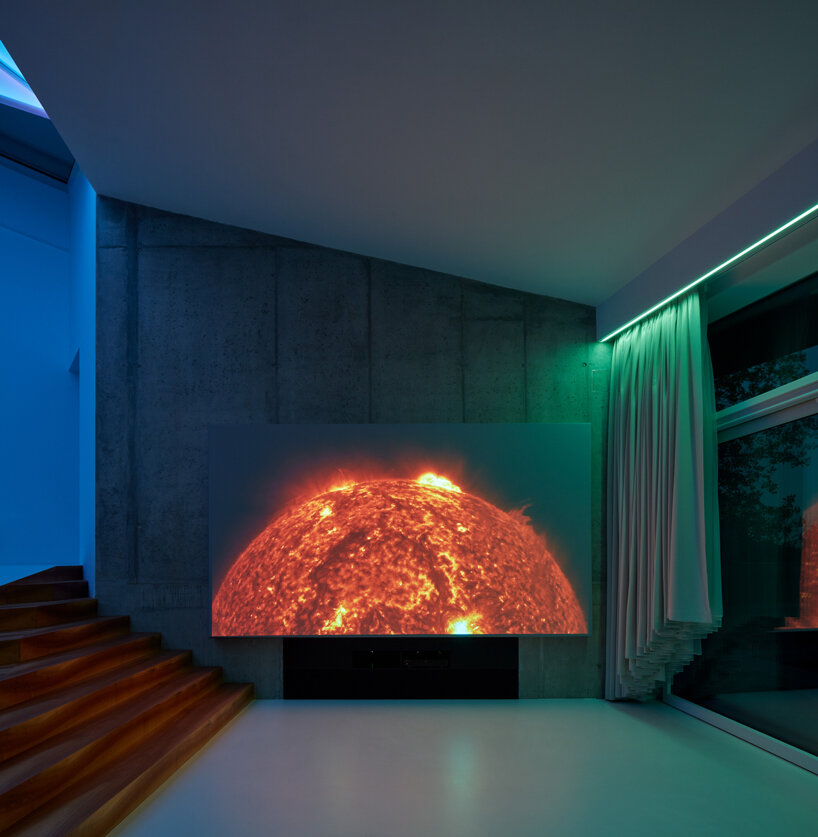 COLL COLL integrates smart technologies into a spiral-shaped villa in prague