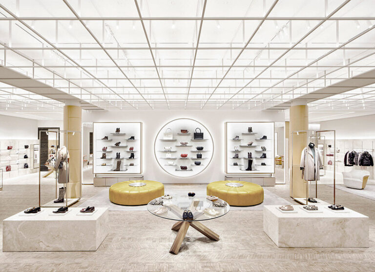 curiosity designs tod's milan studios as an art gallery covered in ...