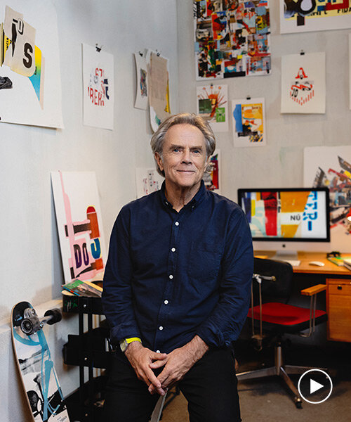 self-taught, resolutely grid-free graphic design legend david carson discusses his MasterClass