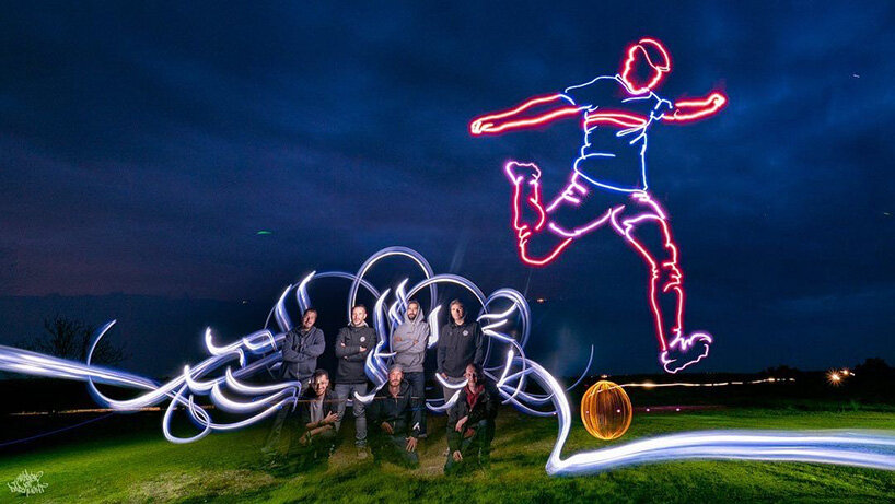 frodo álvarez takes five drones to the sky to depict a massive sports titan
