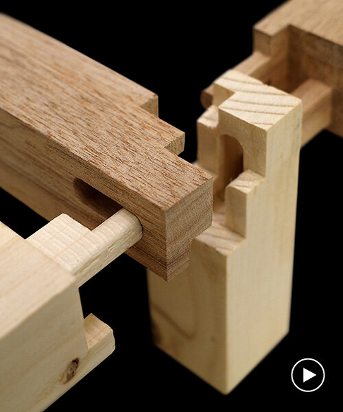 free interactive software easily creates complex japanese wooden joints + furniture