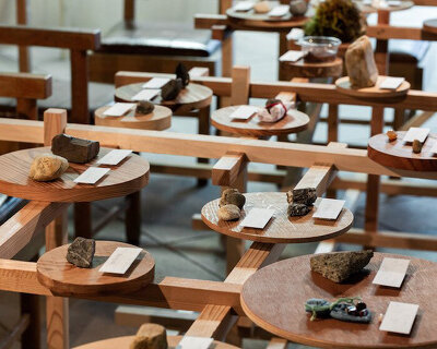 sweets masquerade as stones in this teahouse turned confectionery shop in nara, japan