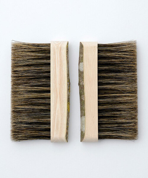 geoffrey fisher handcrafts natural brushes from hog bristles and local hardwood