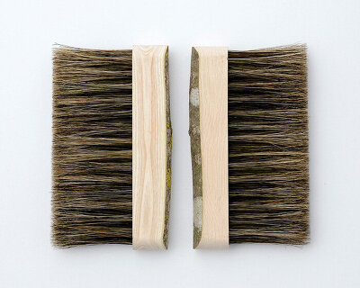 geoffrey fisher handcrafts natural brushes from hog bristles and local hardwood