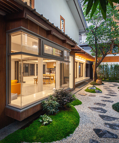 junsekino renovates an 80-year-old house in bangkok with light, open spaces