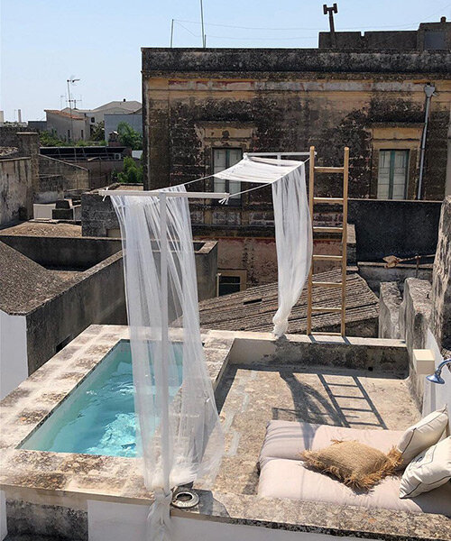 acqua di puglia adds rooftop pool in 'maison salentina' renovation within southern italy