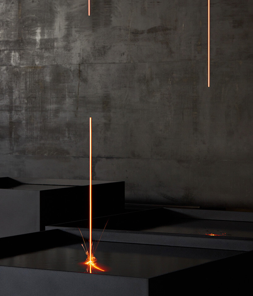 molten steel hisses in water at malta's pavilion for venice art biennale 2022