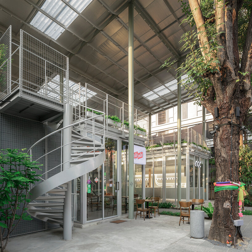 all(zone) designs an 'urban backyard' populated with greenery in bangkok