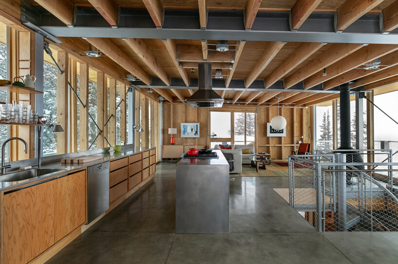 schemata architects  ski chalet designboom