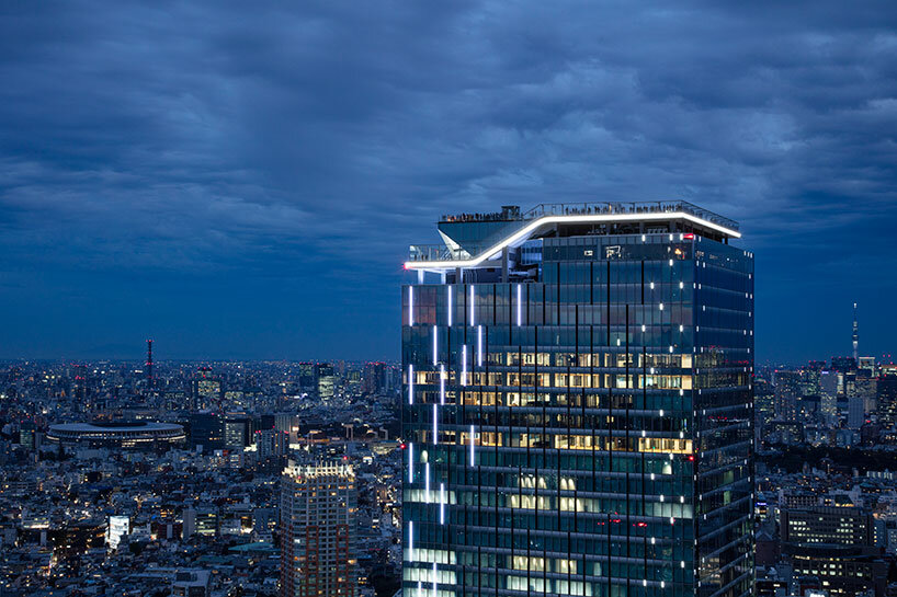 NIKKEN SEKKEI elevates tokyo's shibuya scramble square with undulating tower