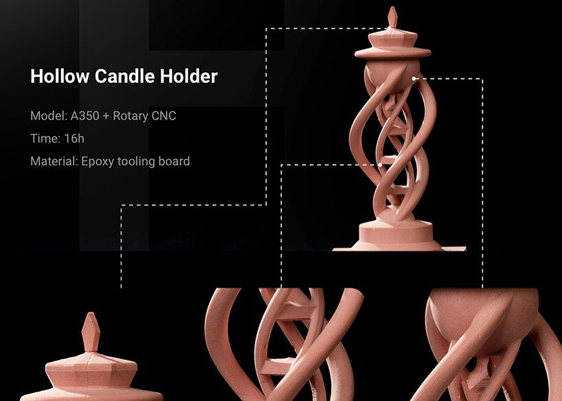 snapmaker's rotary module offers CNC carving, 3D printing, and laser engraving in 360°
