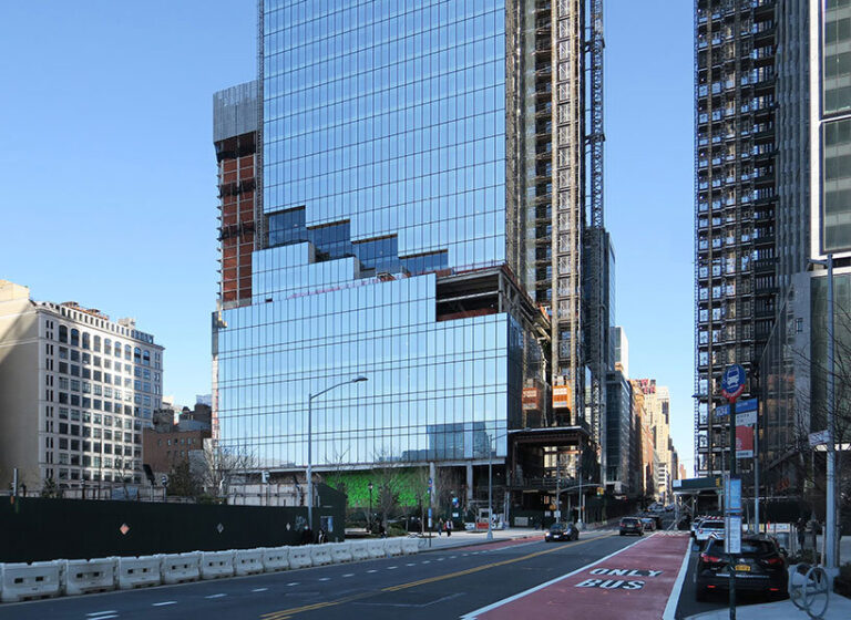 bjarke ingels group's 'the spiral' takes shape in new york city