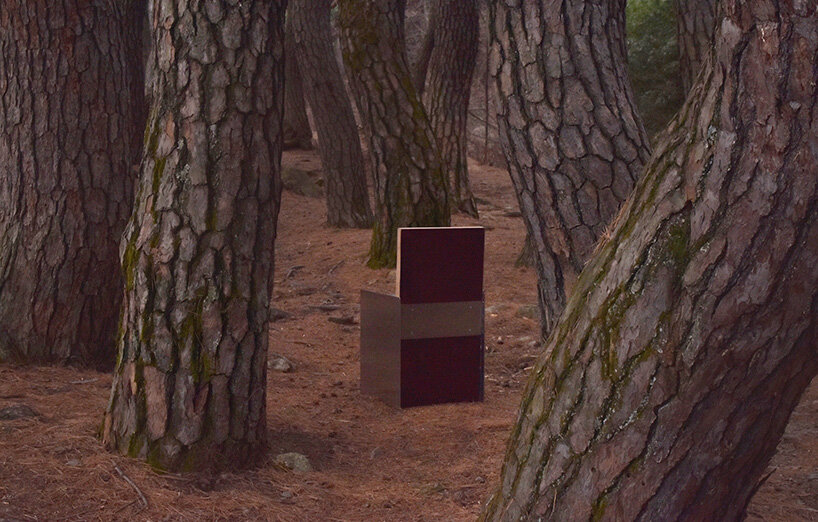 mother-of-pearl lacquerware & stainless steel form korean chair collection by byungsub kim and minchae kang