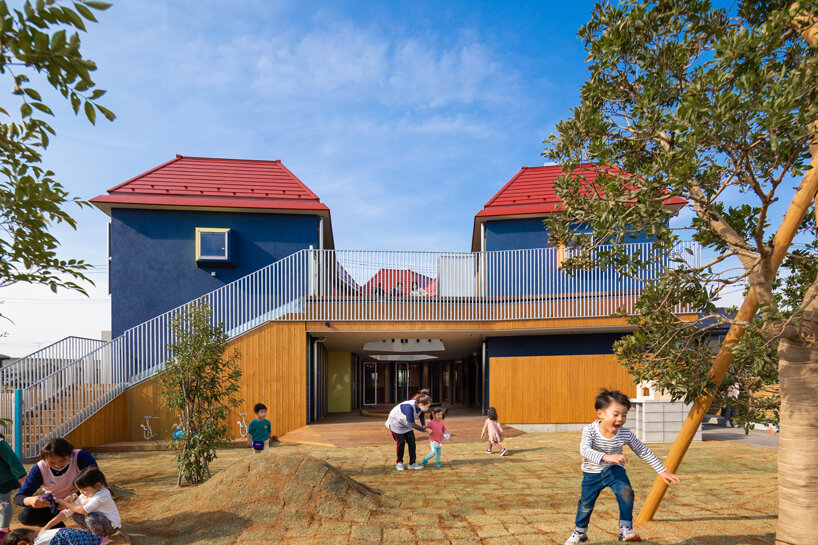 teamLab nursery in japan with clashing colors designboom