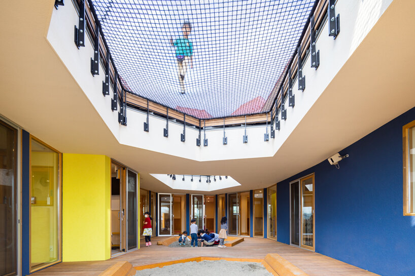 teamLab nursery in japan with clashing colors designboom