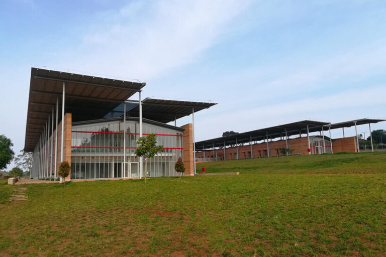 renzo piano completes uganda children's hospital with rammed earth walls