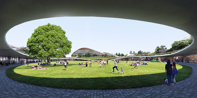 MAD unveils design for jiaxing civic center and its undulating ceramic roofscape