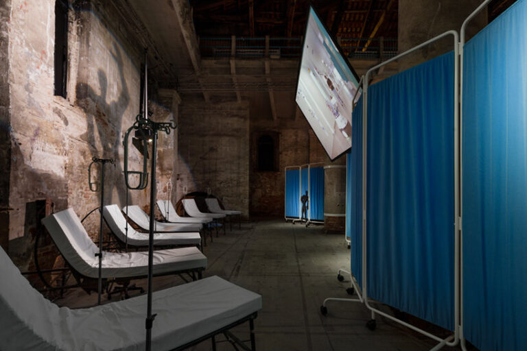 OMA predicts the post-COVID 'hospital of the future' at the venice biennale