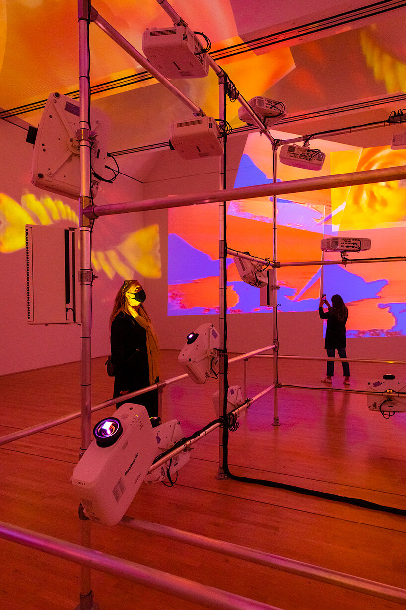 nam june paik exhibition at SFMOMA, a riot of sights and sounds