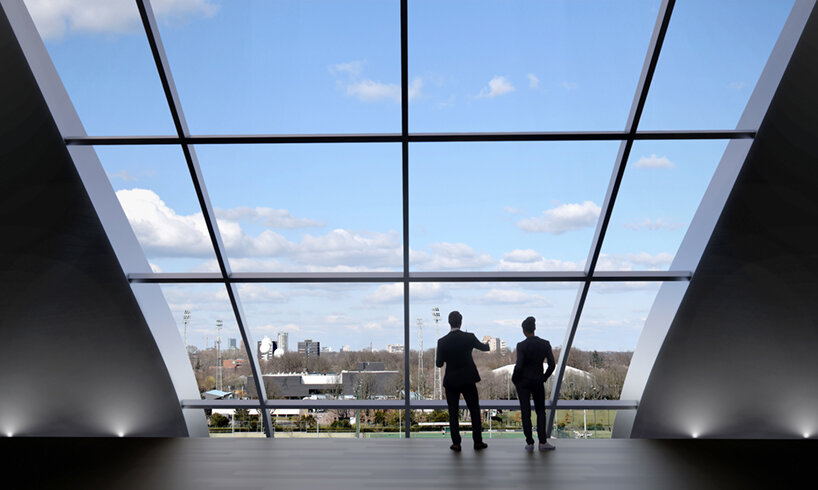 UNStudio + elysion consortium to top dutch conference center with cantilevering auditorium