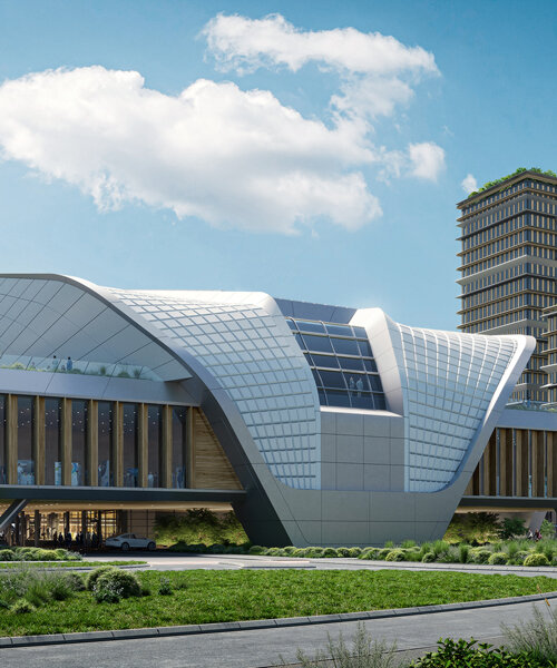 UNStudio + elysion consortium to top dutch conference center with cantilevering auditorium