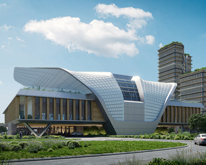 UNStudio + elysion consortium to top dutch conference center with cantilevering auditorium