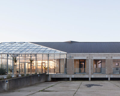 WE-S renovates disused warehouse in belgium to realize 'hachiko' dog therapy center