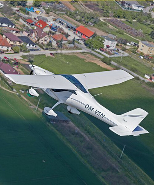 ‘vision’ a modern two seat airplane by aeropro is ready for the future