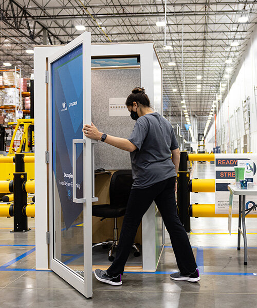 amazon unveils the AmaZen booths, claiming that meditation might do good to its workers