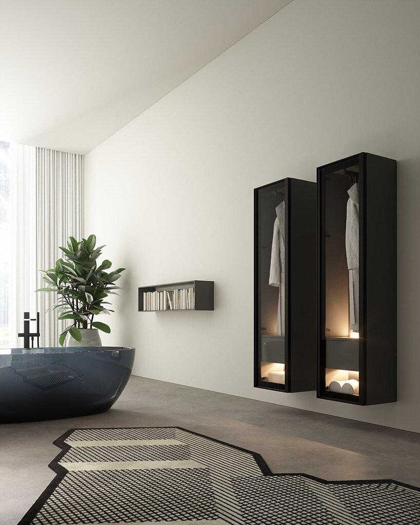antoniolupi designs beyond limits of bathroom at salone del mobile 2022