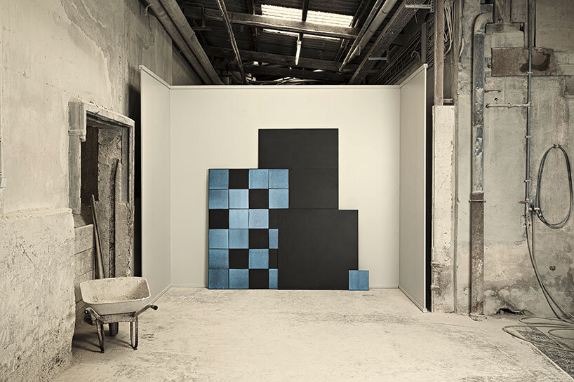 ceramic district's porcelain poetry mixes raw materials from gold foil to granulated glass