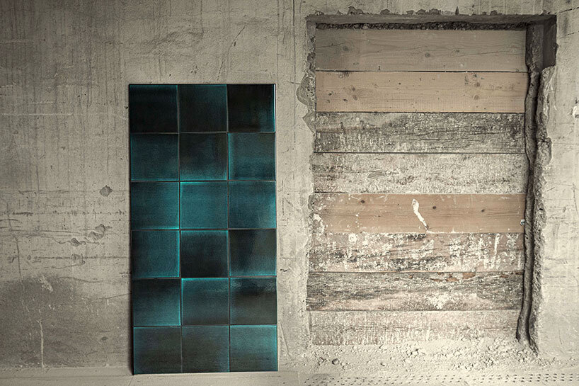 ceramic district's porcelain poetry mixes raw materials from gold foil to granulated glass