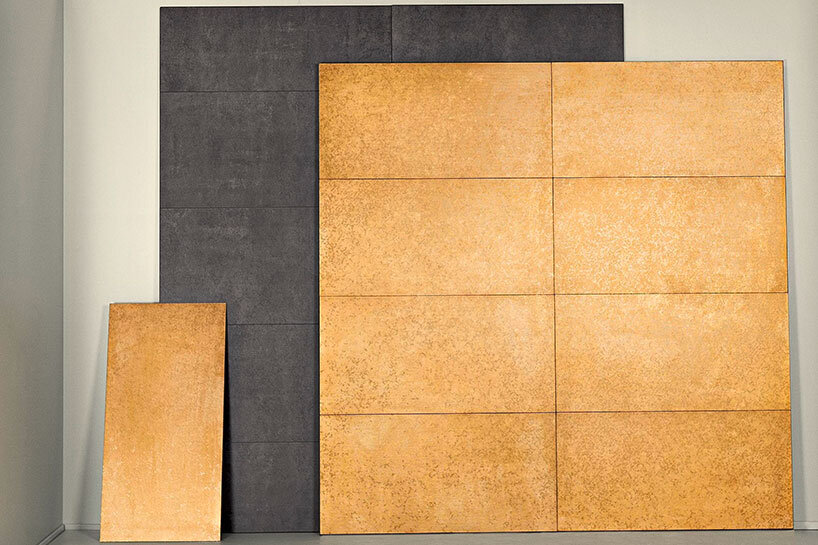 ceramic district's porcelain poetry mixes raw materials from gold foil to granulated glass