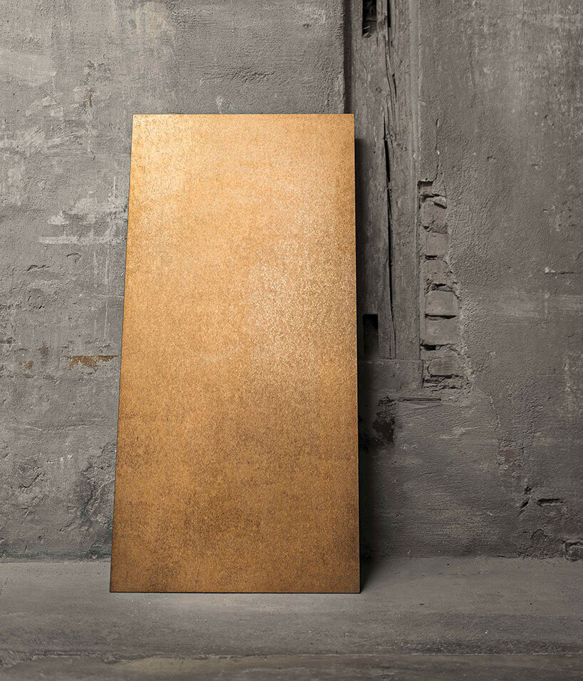 ceramic district's porcelain poetry mixes raw materials from gold foil to granulated glass