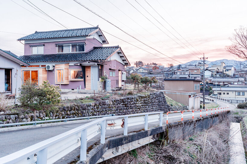 derelict japanese dwelling transformed with modern twist, becoming 'between house johana'