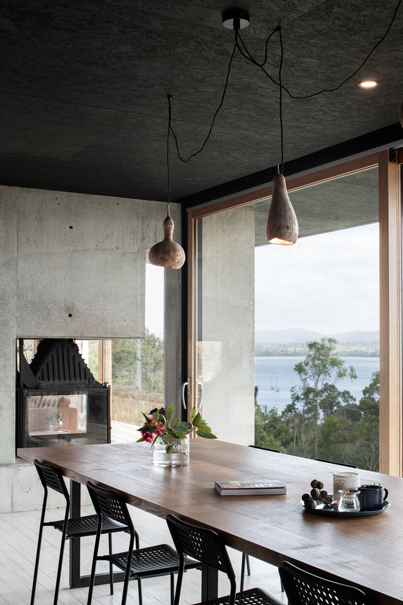 cumulus studio darkwood residence tasmania designboom