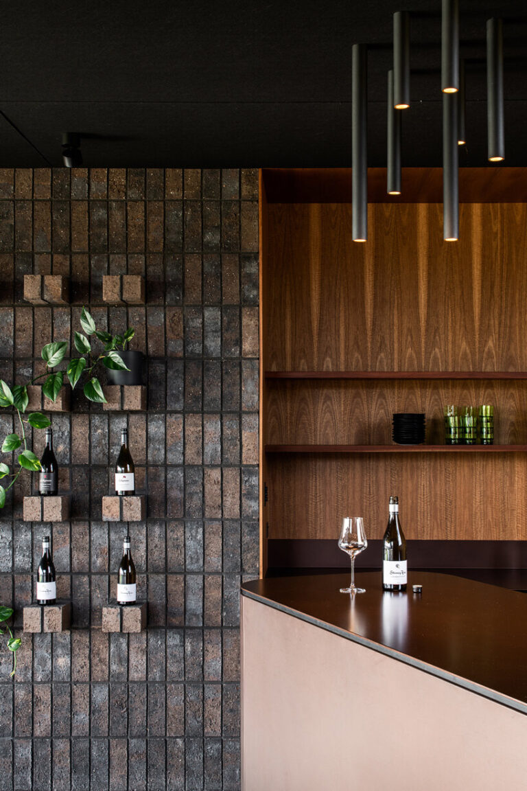 cumulus studio designs 'stoney rise cellar door' in tamar valley, tasmania