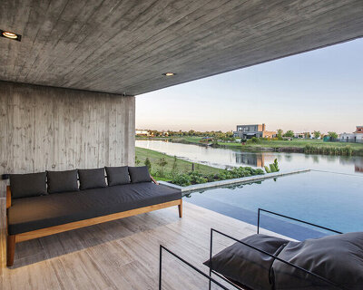 estudio PKa curates lightness in concrete with floating volumes of its casa sakura