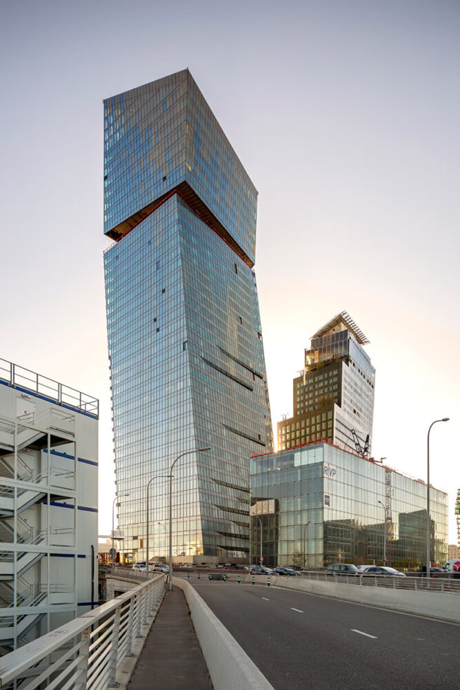 Jean Nouvel's Leaning 'tours Duo' Nears Completion In Paris