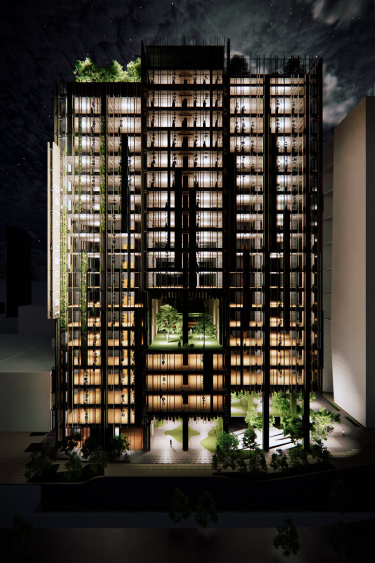 kengo kuma presents a 'park habitat' for san jose's westbank campus