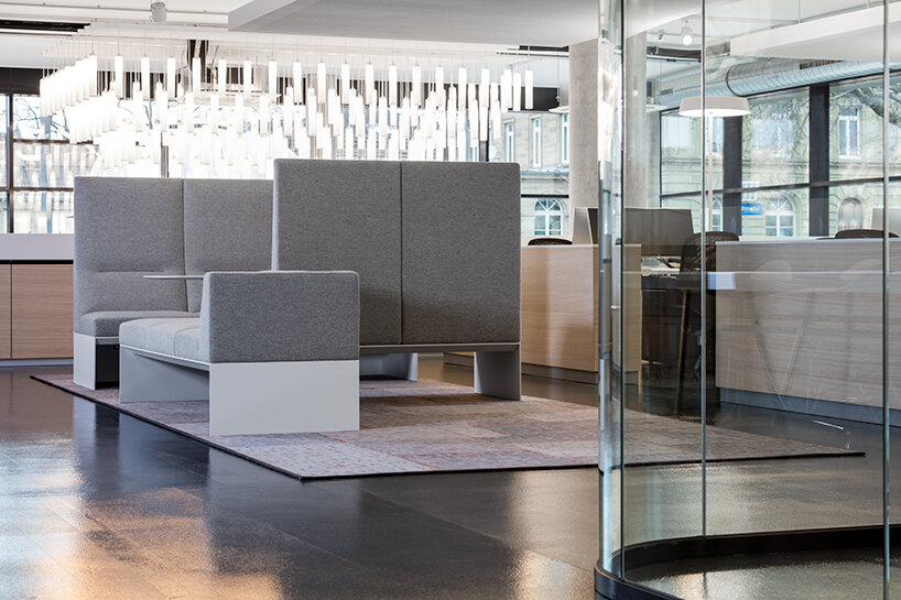kymo hand-weaves banana-silk carpets inspired by melting point of metals